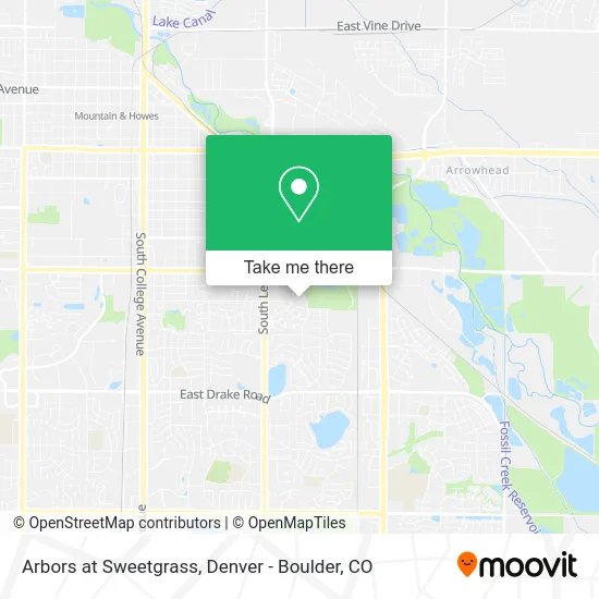 Arbors at Sweetgrass map