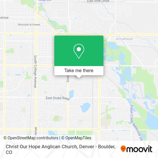 Mapa de Christ Our Hope Anglican Church