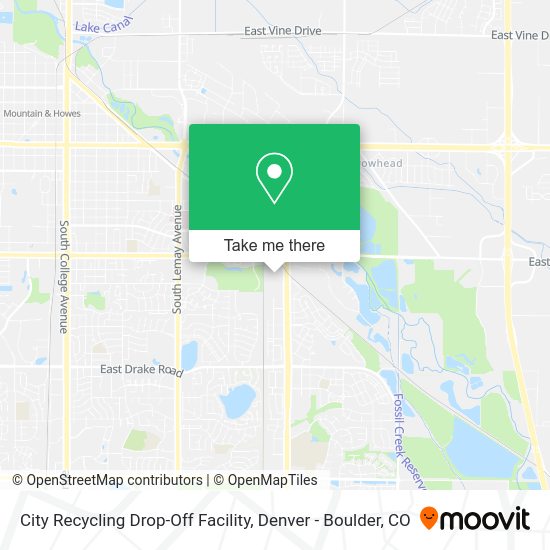 Mapa de City Recycling Drop-Off Facility