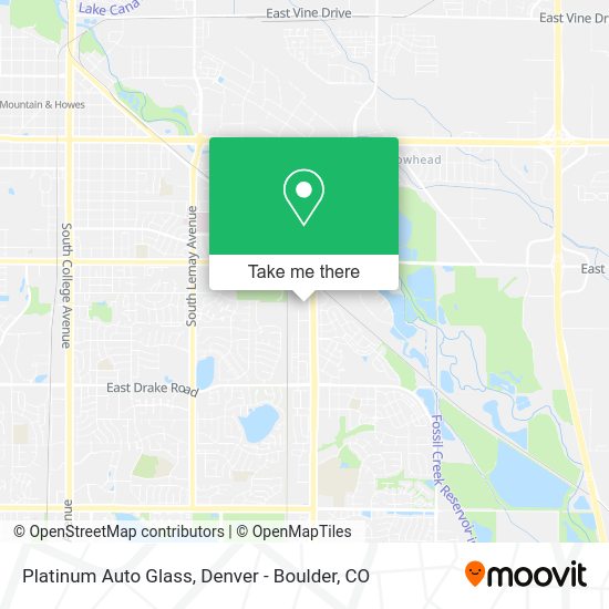Platinum Auto Glass map