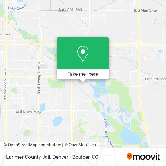 Larimer County Jail map