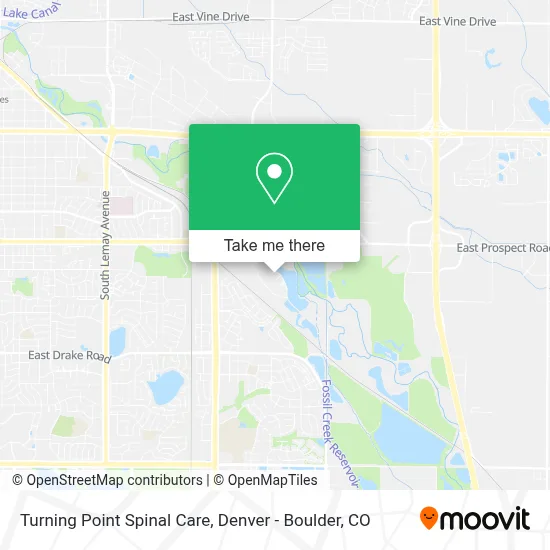 Turning Point Spinal Care map