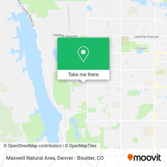 Maxwell Natural Area map
