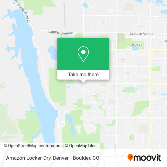 Amazon Locker-Dry map