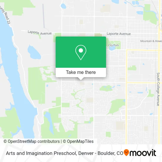 Arts and Imagination Preschool map