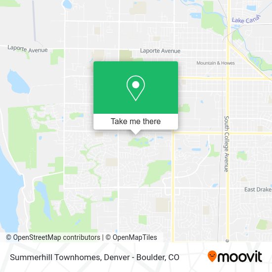 Summerhill Townhomes map