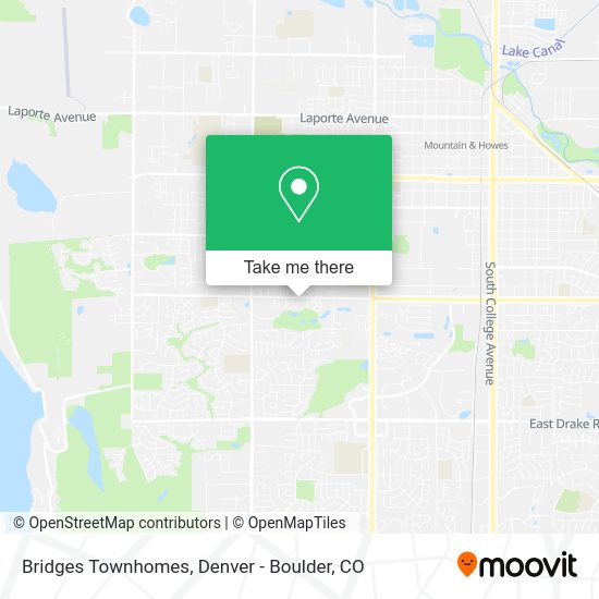 Bridges Townhomes map