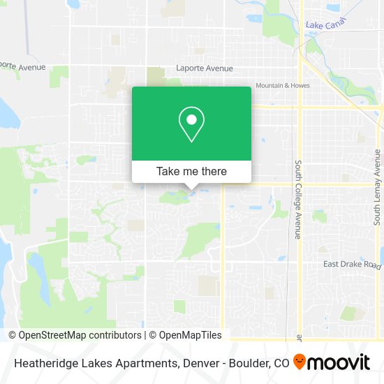 Heatheridge Lakes Apartments map