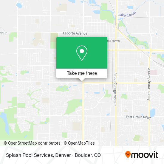 Splash Pool Services map