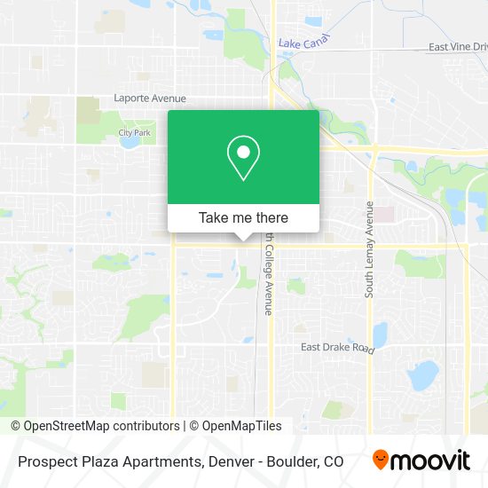 Prospect Plaza Apartments map