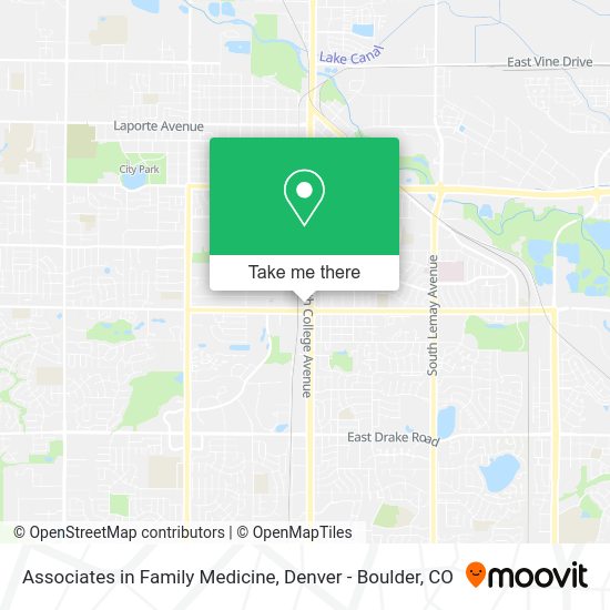 Associates in Family Medicine map