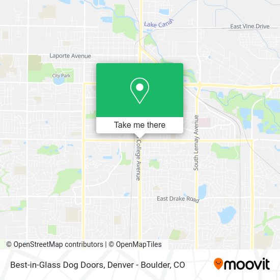 Best-in-Glass Dog Doors map