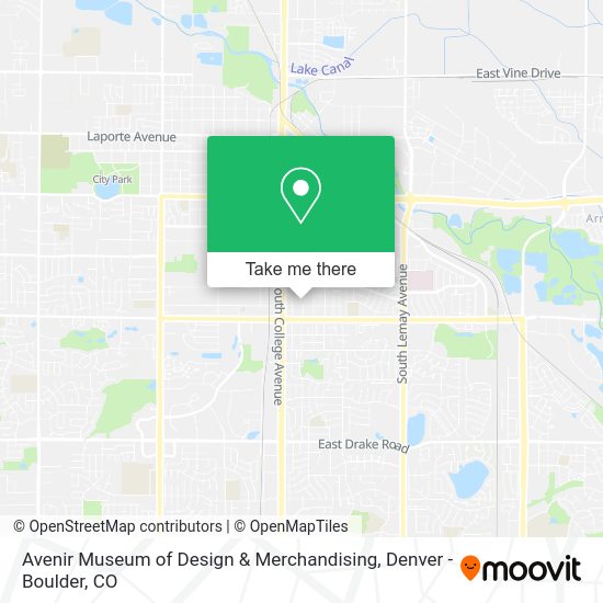 Avenir Museum of Design & Merchandising map