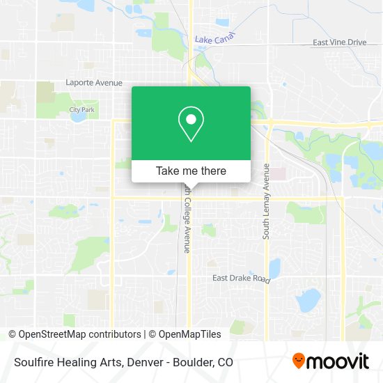 Soulfire Healing Arts map