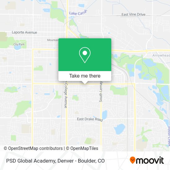 PSD Global Academy map