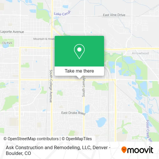 Ask Construction and Remodeling, LLC map