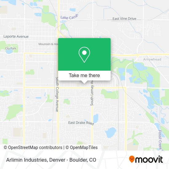 Arlimin Industries map