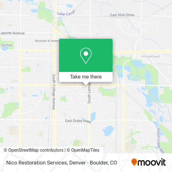 Nico Restoration Services map