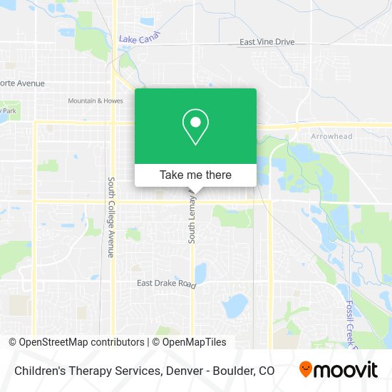 Children's Therapy Services map