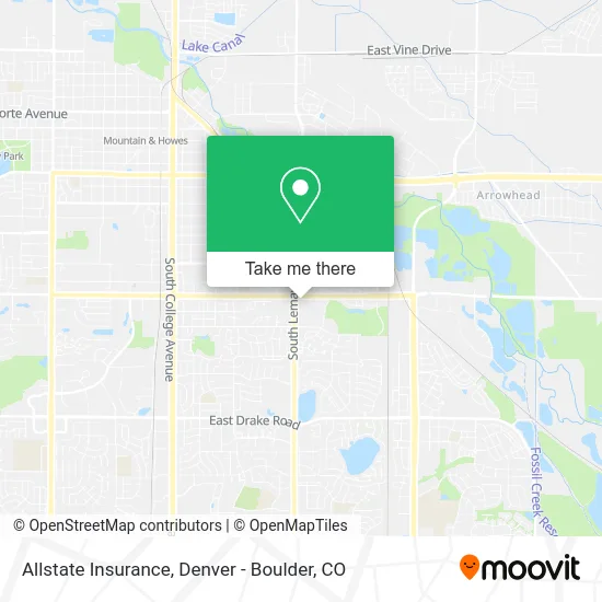 Allstate Insurance map