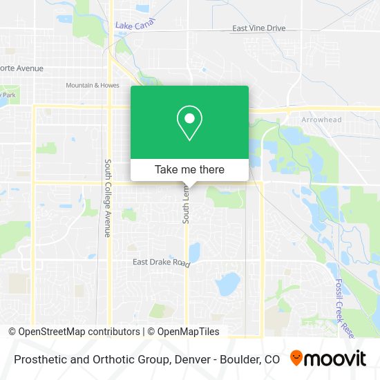 Prosthetic and Orthotic Group map