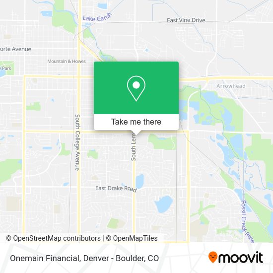 Onemain Financial map