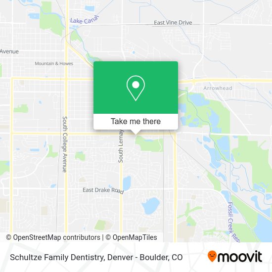 Schultze Family Dentistry map