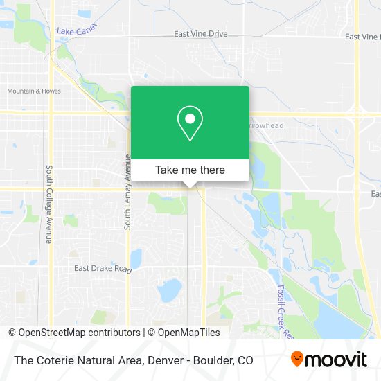Mapa de The Coterie Natural Area