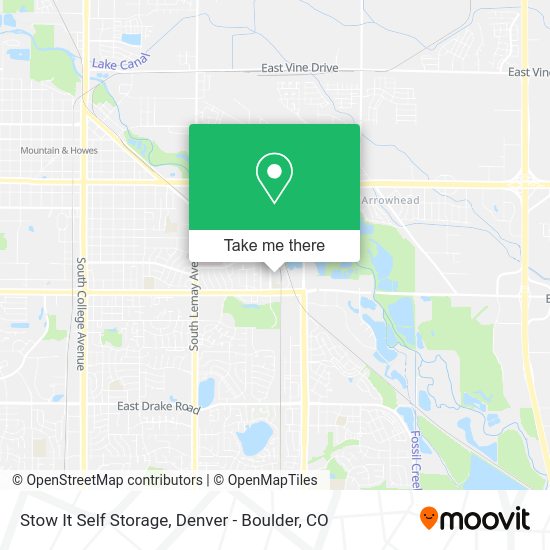 Mapa de Stow It Self Storage