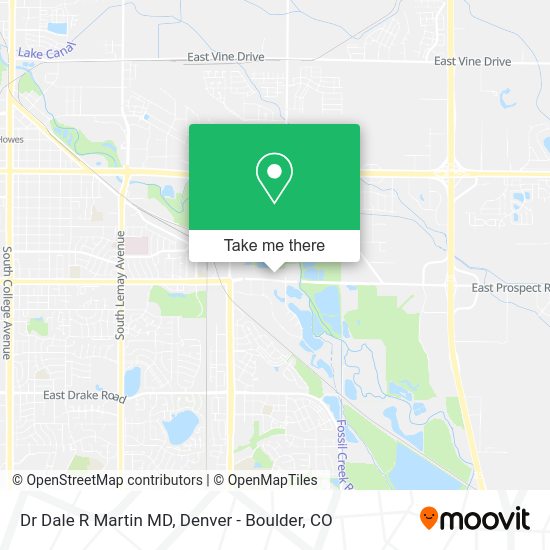 Dr Dale R Martin MD map