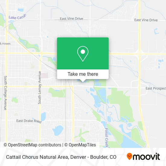 Cattail Chorus Natural Area map