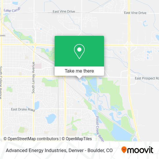 Advanced Energy Industries map