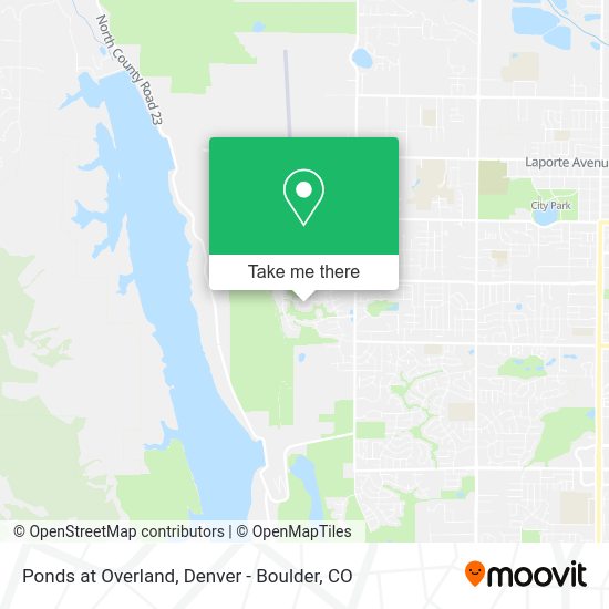 Mapa de Ponds at Overland