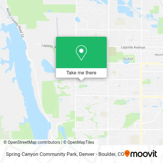 Spring Canyon Community Park map