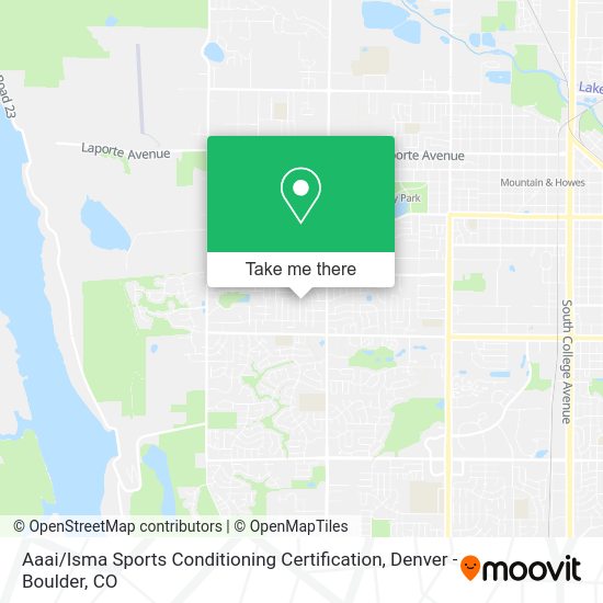 Mapa de Aaai / Isma Sports Conditioning Certification
