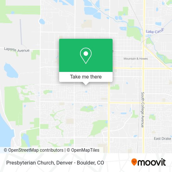 Presbyterian Church map
