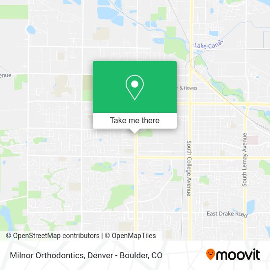 Milnor Orthodontics map