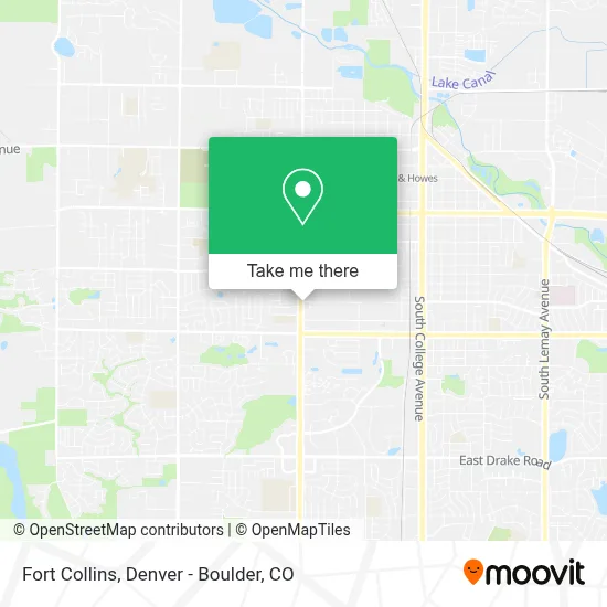 Fort Collins map
