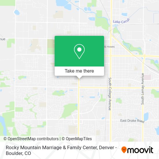 Rocky Mountain Marriage & Family Center map