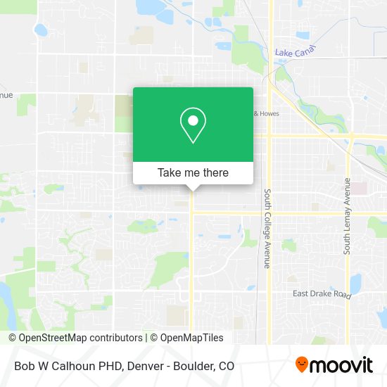 Bob W Calhoun PHD map