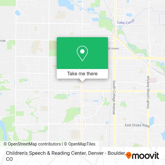 Children's Speech & Reading Center map