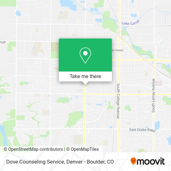 Dove Counseling Service map
