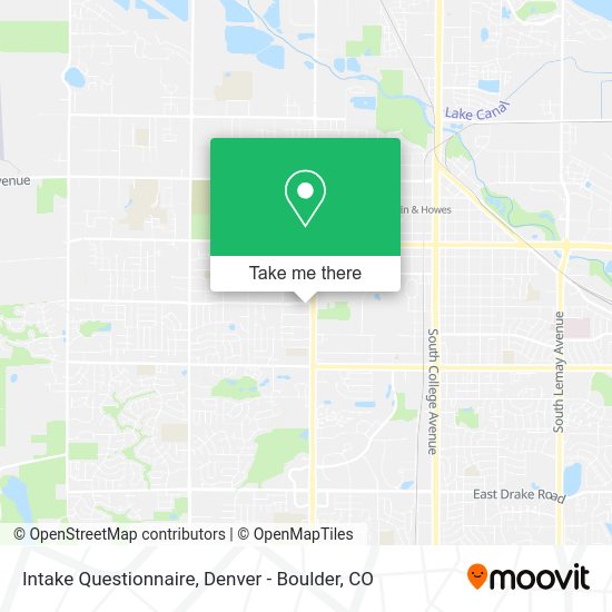 Intake Questionnaire map