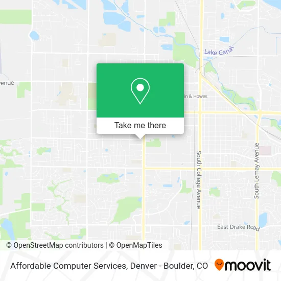 Affordable Computer Services map