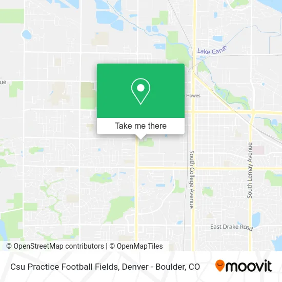 Mapa de Csu Practice Football Fields