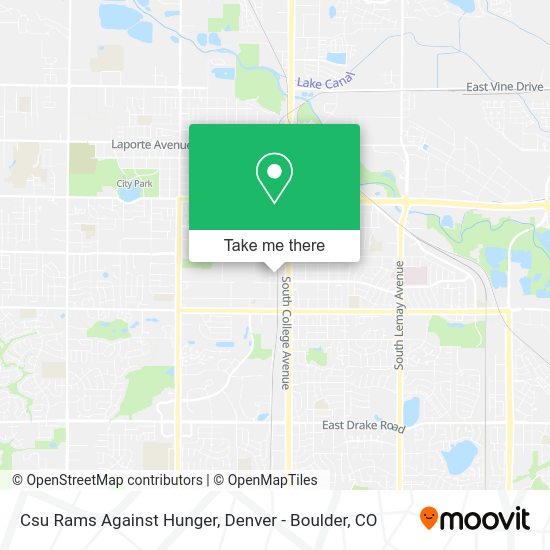 Mapa de Csu Rams Against Hunger