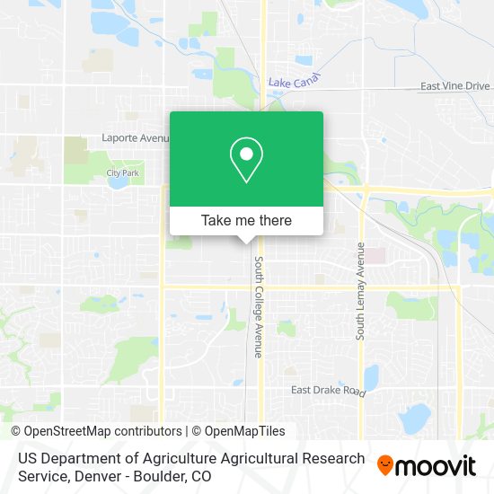 Mapa de US Department of Agriculture Agricultural Research Service