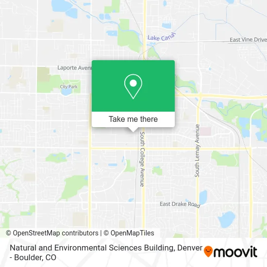 Natural and Environmental Sciences Building map