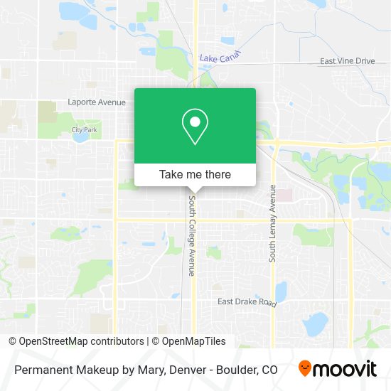 Permanent Makeup by Mary map