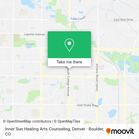 Inner Sun Healing Arts Counseling map